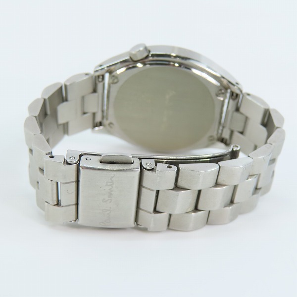 実際に弊社で買取させて頂いたPaul Smith/ポールスミス スモセコ トノー型 レディース 腕時計 1040-T011543【動作未確認】の画像 2枚目