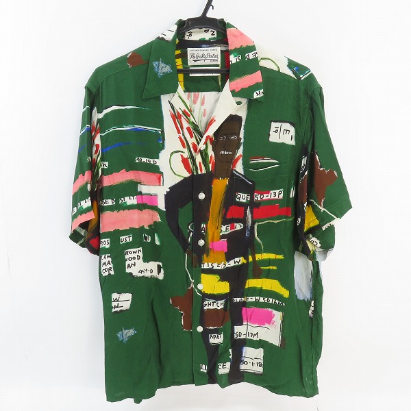 実際に弊社で買取させて頂いたWACKO MARIA/ワコマリア JEAN-MICHEL BASQUIAT/HAWAIIAN SHIR TYPE-2 アロハシャツ BASQUIAT-WM-HI05/M