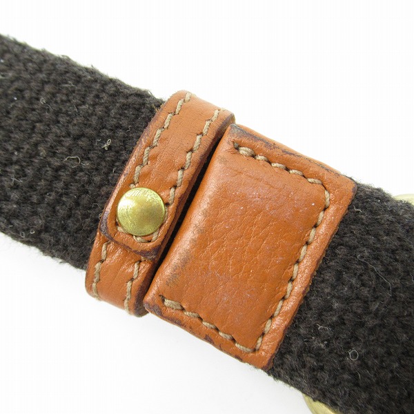 実際に弊社で買取させて頂いたIL BISONTE/イルビゾンテ レザー ショルダーバッグ/ボディバッグの画像 7枚目