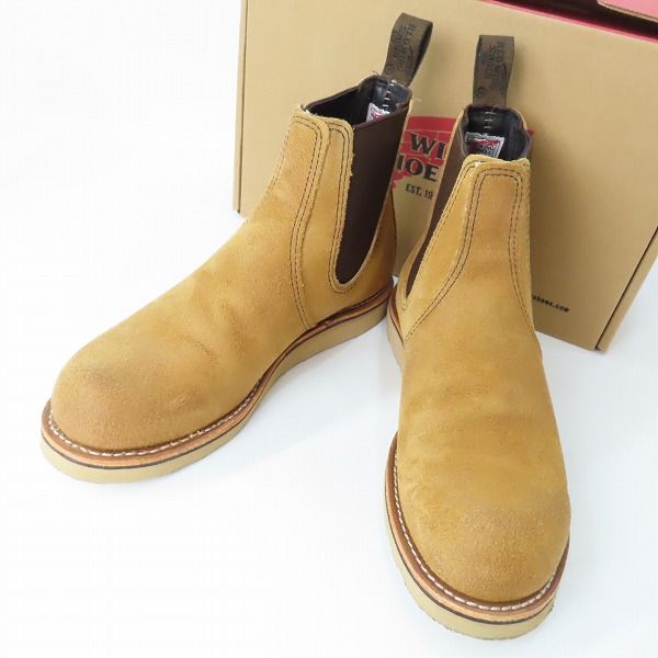 実際に弊社で買取させて頂いたRED WING/レッドウィング CLASSIC CHELSEA/クラシック チェルシー ミュールスキナー 3192 8D