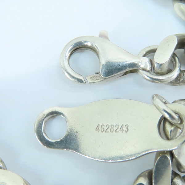 実際に弊社で買取させて頂いたCOOTIE/クーティー シルバーブレスレット 喜平 925の画像 7枚目