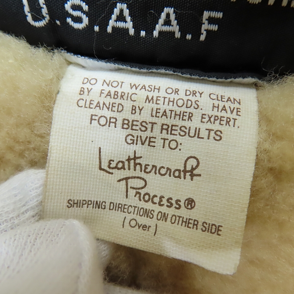 実際に弊社で買取させて頂いた【難有り】Schott/ショット TYPE B-3 フライトジャケット/ムートンジャケット AC-18606/32の画像 3枚目