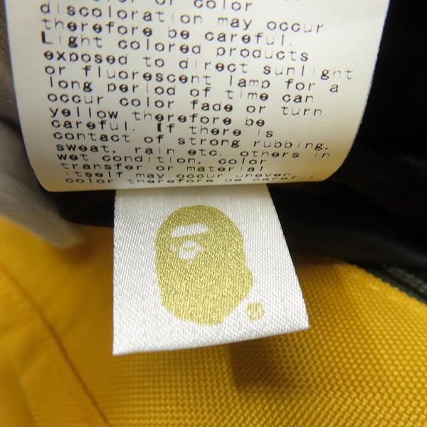 実際に弊社で買取させて頂いたAape BY A BATHING APE /アベイシングエイプ キャンバス トートバッグ の画像 7枚目