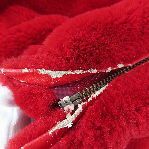 実際に弊社で買取させて頂いたHYSTERIC GLAMOUR/ヒステリックグラマー HYS DOLLAR刺繍 ファージャケット 02183AB01/Sの画像 7枚目