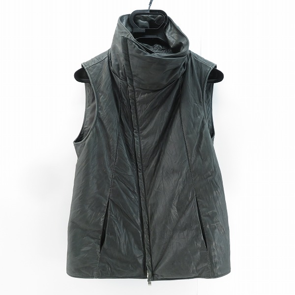 実際に弊社で買取させて頂いたincarnation/インカネーション CALF LEATHER/カーフレザー ジップアップ ベスト/S