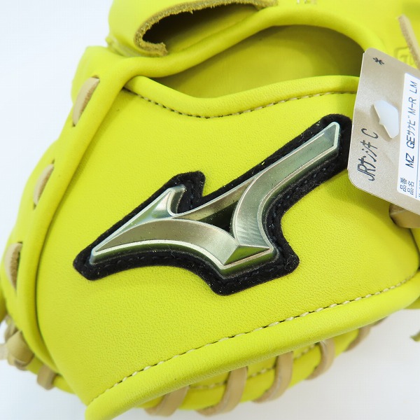 実際に弊社で買取させて頂いた【未使用】MIZUNO/ミズノ ジュニア 少年軟式用グラブ 捕手用/キャッチャー 野球グローブ グローバルエリート 號SAKEBI M-R型 の画像 6枚目