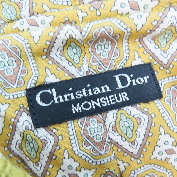実際に弊社で買取させて頂いたChristian Dior monsieur/クリスチャンディオール ムッシュ 裏地総柄 ニットジャケット Lの画像 2枚目
