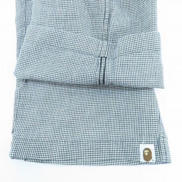 実際に弊社で買取させて頂いたA BATHING APE/ア ベイシングエイプ BAPE 千鳥柄イージーパンツ Lの画像 6枚目