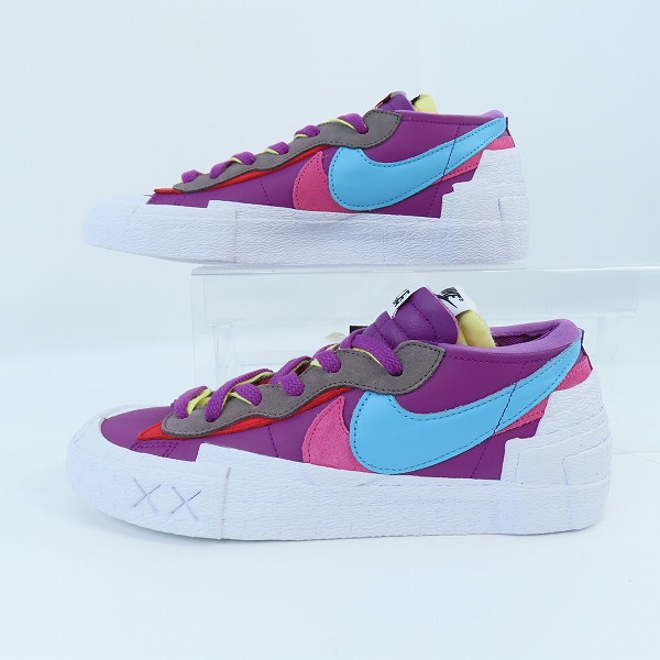 実際に弊社で買取させて頂いた【未使用】 NIKE×KAWS×sacai/ナイキ×カウズ×サカイ BLAZER LOW/ブレーザーロー パープルダスク DM7901-500/26.0の画像 3枚目
