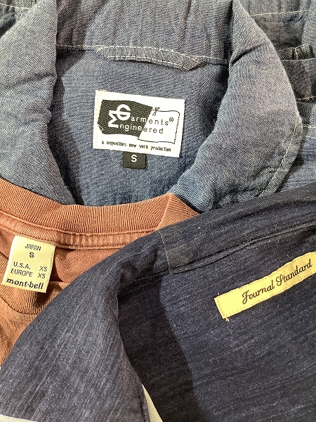 実際に弊社で買取させて頂いた【おまとめ】モンベル/エンジニアードガーメンツ/ジャーナルスタンダード他 マウンテンパーカー/長袖トップス 等の画像 1枚目