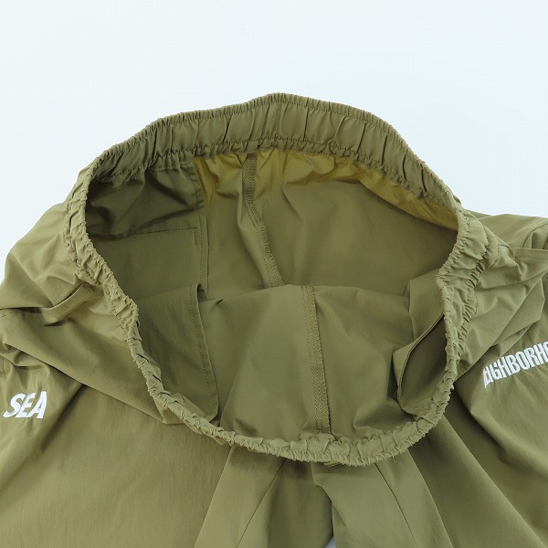 実際に弊社で買取させて頂いたWIND AND SEA × NEIGHBORHOOD/ウィンダンシー × ネイバーフッド ハーフパンツ 221FRWSN-PTM01S/Lの画像 2枚目