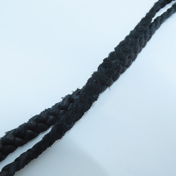 実際に弊社で買取させて頂いた【レシート付き】CHROME HEARTS/クロムハーツ FLAT MED PLANE ダガージップ レザー クラッチバッグの画像 7枚目