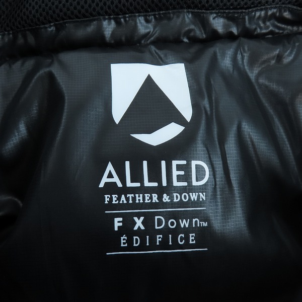実際に弊社で買取させて頂いたEDIFICE/エディフィス Synex×Fx ダウンジャケット 19-011-300-1003-3-0/Lの画像 2枚目