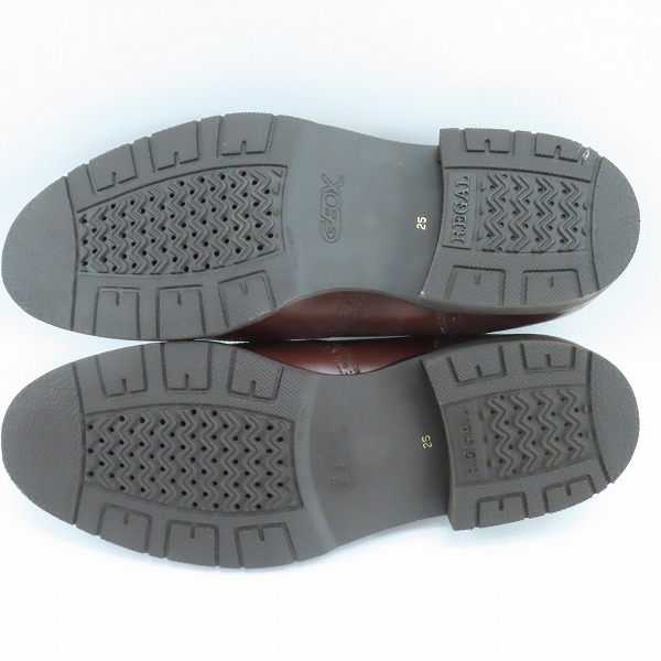 実際に弊社で買取させて頂いたREGAL/リーガル GEOX タッセルローファー ウィングチップ ローファー W433/25の画像 2枚目