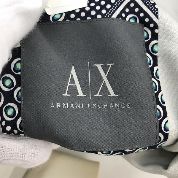 実際に弊社で買取させて頂いたA/X ARMANI EXCHANGE/アルマーニ エクスチェンジ テーラード ジャケット/36の画像 2枚目