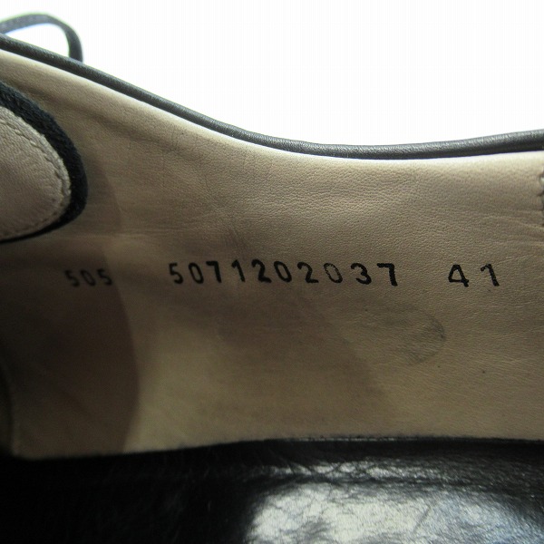 実際に弊社で買取させて頂いたalfredoBANNISTER IN/アルフレッドバニスター レザーシューズ/41の画像 5枚目