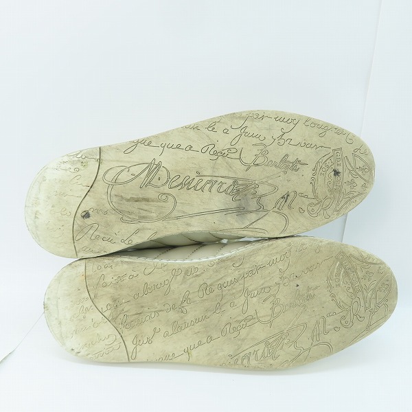 実際に弊社で買取させて頂いたBERLUTI/ベルルッティ クロコダイル ローカットスニーカー 9.5の画像 2枚目