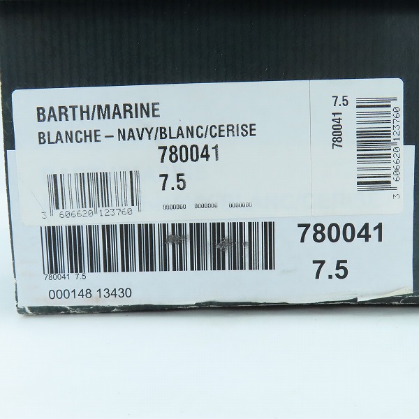 実際に弊社で買取させて頂いたParaboot/パラブーツ BARTH/バーストリコロール デッキシューズ 780041/7.5の画像 8枚目