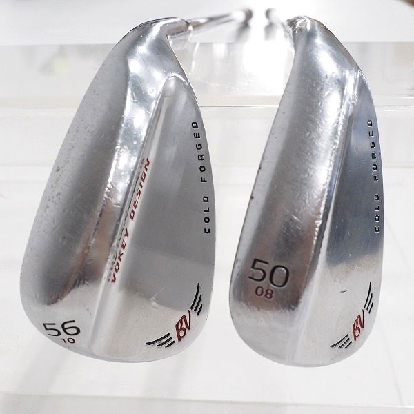 実際に弊社で買取させて頂いたTitleist/タイトリスト VOKEY DESIGN/ボーケイデザイン COLD FORGED ウェッジ 50°/08,56°/10 950GH FLEX:S 2本セットの画像 1枚目