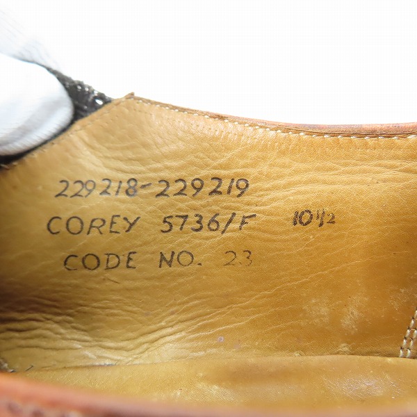 実際に弊社で買取させて頂いた CHEANEY/チーニー レザーシューズ/10.5の画像 5枚目