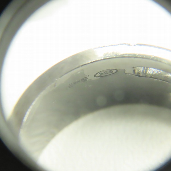 実際に弊社で買取させて頂いたGUCCI/グッチ 925 Gリング/指輪 21号の画像 6枚目