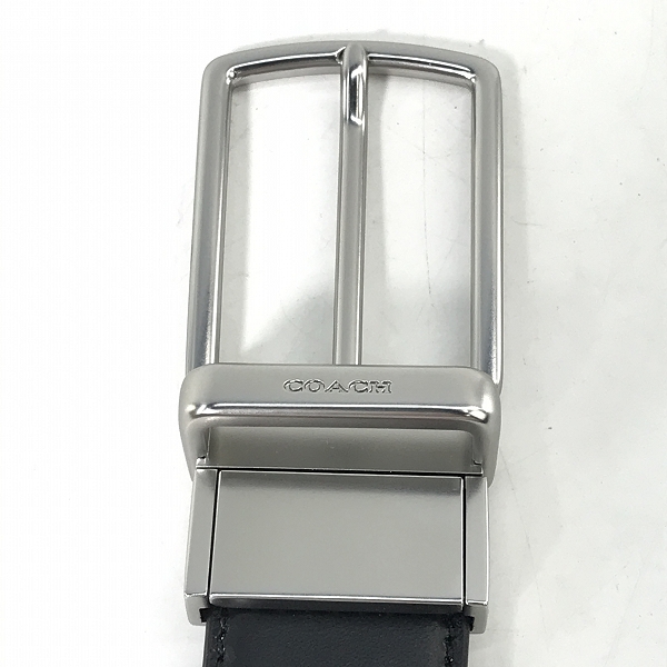 実際に弊社で買取させて頂いたCOACH/コーチ レザー ベルト リバーシブル CQ016/50の画像 3枚目