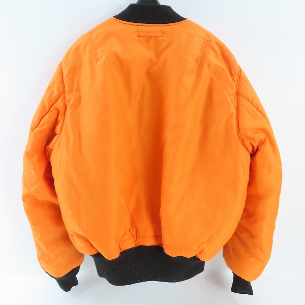 実際に弊社で買取させて頂いたNIKE×ALPHA INDUSTRIES/ナイキ×アルファインダストリーズ リバーシブル MA-1 フライトジャケット Lの画像 3枚目
