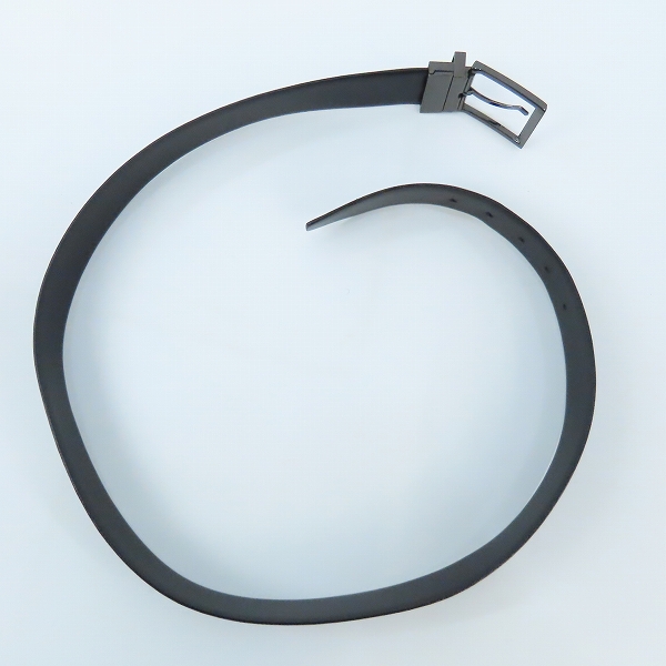 実際に弊社で買取させて頂いたHUGO BOSS/ヒューゴボス レザーベルト スクエアバックルの画像 9枚目