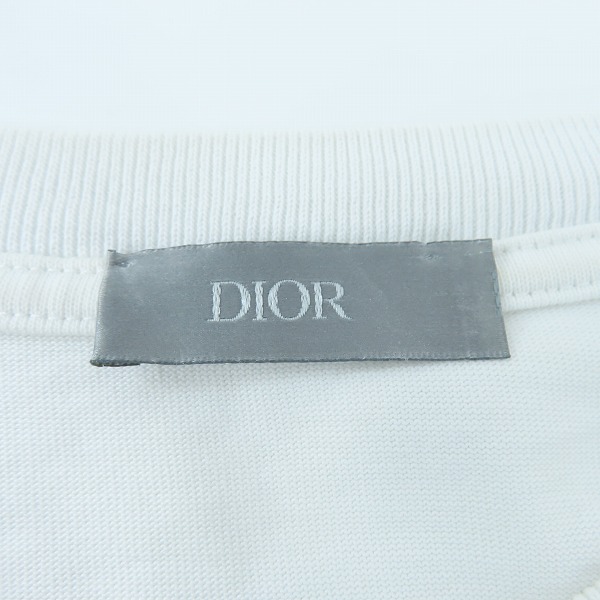 実際に弊社で買取させて頂いた【JPタグ】Dior HOMME/ディオール オム フットボールロゴ刺繍 半袖Tシャツ 293J659A0554/Mの画像 2枚目