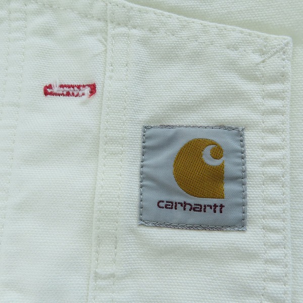実際に弊社で買取させて頂いた【未使用】CARHARTT/カーハート BIB OVERALL/ビブ オーバーオール WAX STONE WASHED/W30L32の画像 4枚目