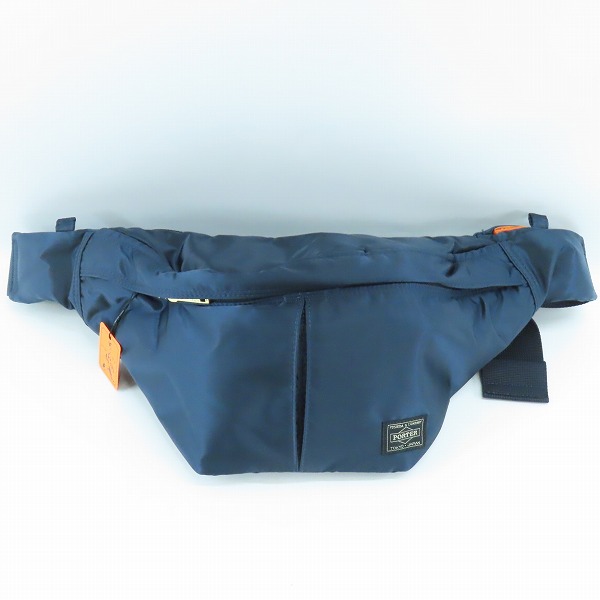実際に弊社で買取させて頂いた(1)【未使用】PORTER/ポーター TANKER WAIST BAG (L) タンカー ウエストバッグ L アイアンブルー/622-76628
