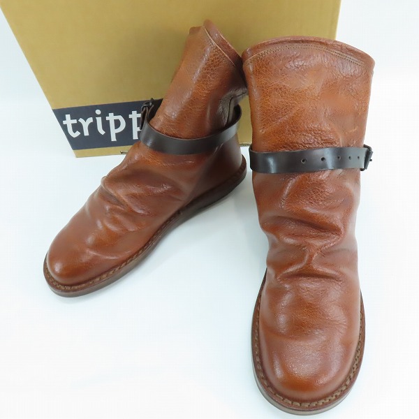 実際に弊社で買取させて頂いたtrippen/トリッペン BOMB/ボム ストラップ ブーツ BOMB-PUB-91/40