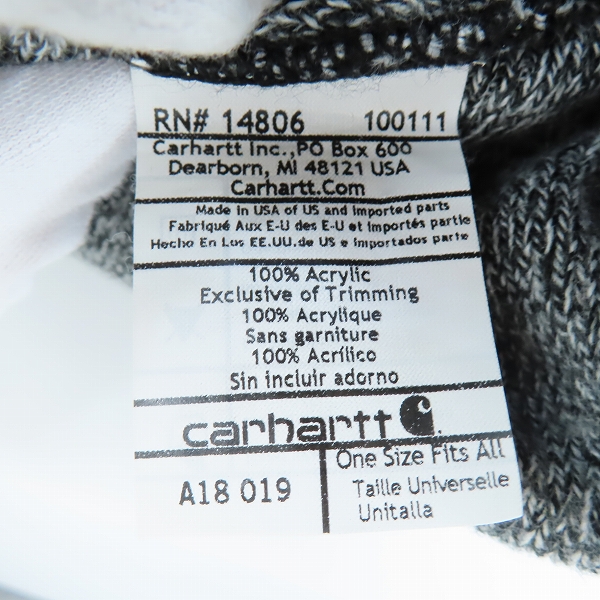 実際に弊社で買取させて頂いたCarhartt/カーハート ニットキャップ ビーニー の画像 4枚目