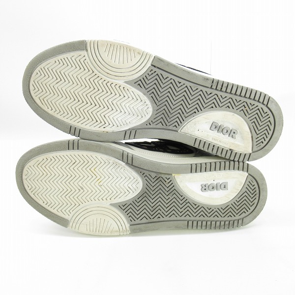 実際に弊社で買取させて頂いたDIOR/ディオール B57 MID TOP CALF DO JACQUARD ミッドトップ スニーカー/41の画像 2枚目