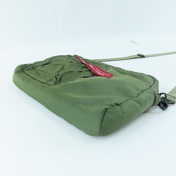 実際に弊社で買取させて頂いたALPHA INDUSTRIES/アルファインダストリーズ  ショルダーバック/TZ1084-003の画像 2枚目