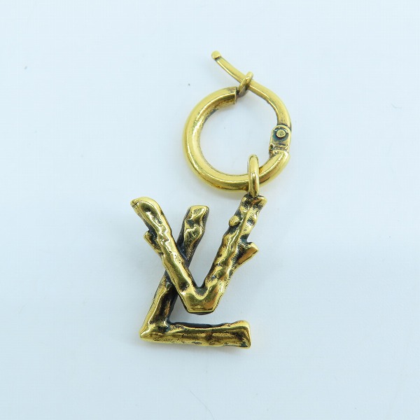 実際に弊社で買取させて頂いたLouis Vuitton/ルイヴィトンブックル ドレイユ・LVトゥイッグ アシンメトリーピアス LVロゴ MP2454の画像 1枚目
