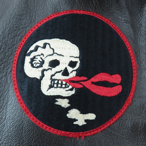 実際に弊社で買取させて頂いたBUZZ RICKSON'S/バズリクソンズ G-1 レザー フライトジャケット M83151/38の画像 3枚目