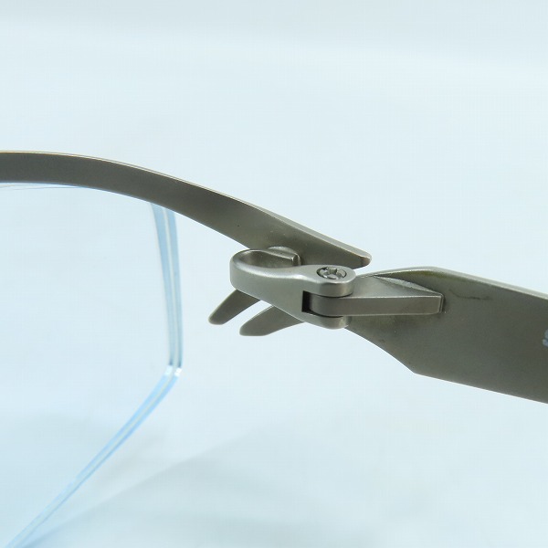 実際に弊社で買取させて頂いたSAMURAI SHO/サムライ翔  TITANIUM/チタン 度入り メガネフレーム/アイウェア SS-T12 #1の画像 4枚目