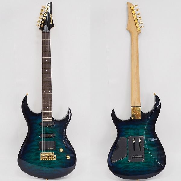 実際に弊社で買取させて頂いた★FERNANDES/フェルナンデス 型番不明 ストラトシェイプSSH エレキギター 日本製 ソフトケース付の画像 1枚目