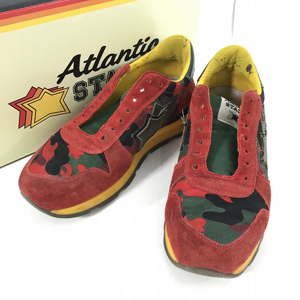 実際に弊社で買取させて頂いたAtlantic STARS/アトランティックスターズ SIRIUS/シリウス カモフラ柄 スニーカー FRV-24N/41