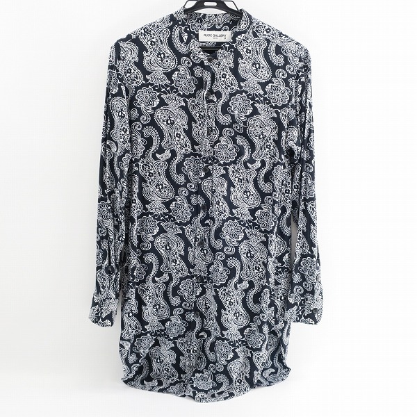 実際に弊社で買取させて頂いたRUDE GALLERY/ルードギャラリー 21SS ペイズリー バンドカラー ロングシャツ 2