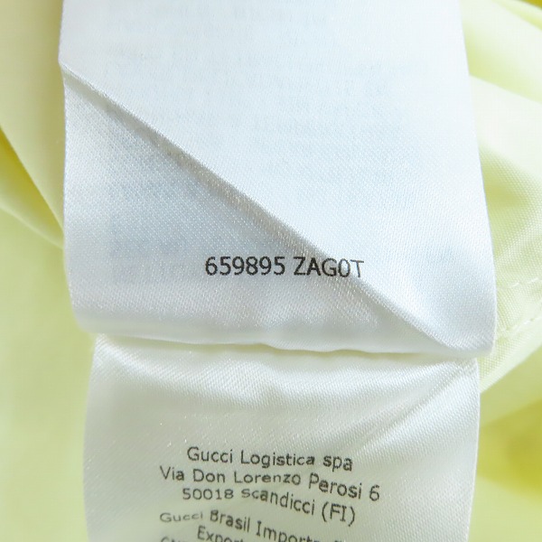 実際に弊社で買取させて頂いたGUCCI/グッチ 胸ロゴ刺繍 長袖シャツ 659895 ZAG0T/43-17の画像 4枚目