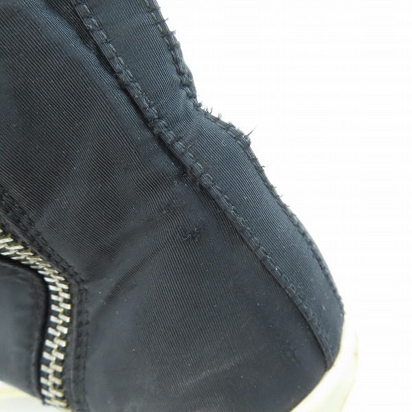 実際に弊社で買取させて頂いたRICK OWENS DRKSHDWリックオウエンスダークシャドウ 16SS RAMONES/ラモーンズ スニーカー ナイロン DU16S1800/40.5の画像 7枚目