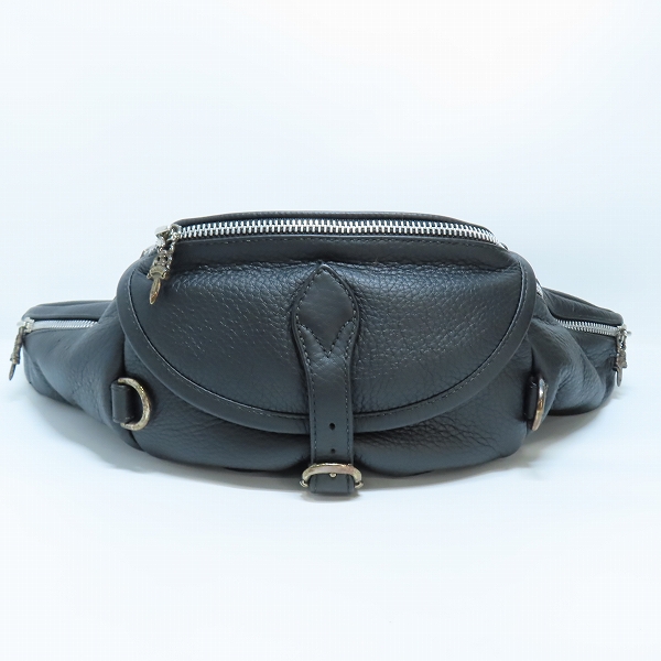 実際に弊社で買取させて頂いたCHROME HEARTS/クロムハーツ SNAT PACK #1 スナットパック レザーウエストバッグ
