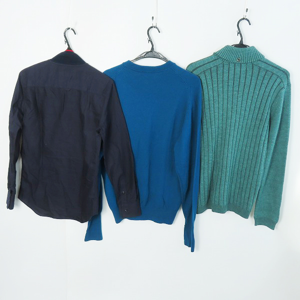 実際に弊社で買取させて頂いたEMPORIO ARMANI/エンポリオアルマーニ Ficce/フィッチェ 他 長袖シャツ/ニット 3点セットの画像 1枚目