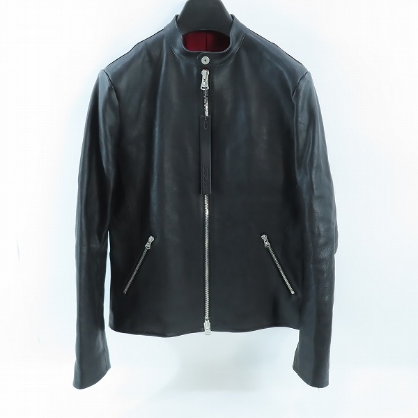 実際に弊社で買取させて頂いたISAMUKATAYAMA BACKLASH/バックラッシュ オリーチェイタリアンショルダーシングルライダース C1572-01/M