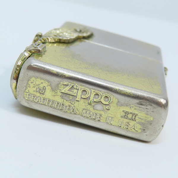 実際に弊社で買取させて頂いたZIPPO/ジッポー HARLEY DAVIDSON/ハーレーダビッドソン サイドメタル LIVE TO RIDE 1996年製の画像 3枚目
