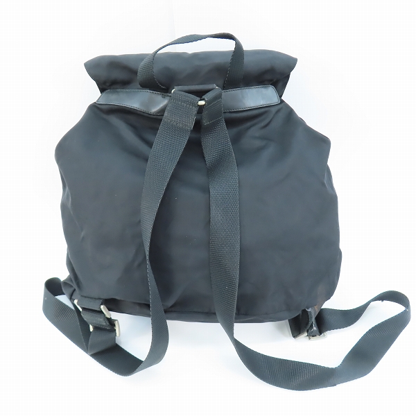 実際に弊社で買取させて頂いた【難有】PRADA/プラダ 三角ロゴプレート ナイロン ミニリュックサックの画像 1枚目
