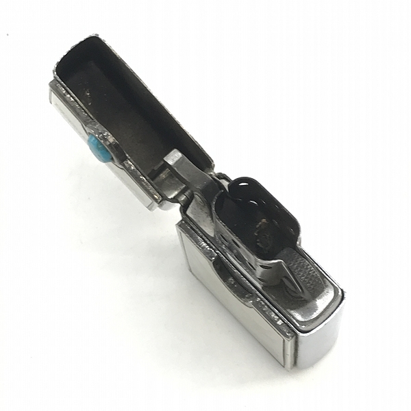 実際に弊社で買取させて頂いたZIPPO/ジッポー HARLEY DAVIDSON MOTORCYCLES/ハーレーダビッドソン ターコイズ メタルプレート/2003年製の画像 4枚目