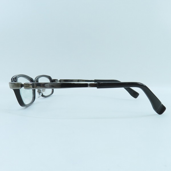 実際に弊社で買取させて頂いた999.9/フォーナインズ 眼鏡/メガネフレーム TITANIUM 度入り アイウェア M-23 Col.9012の画像 1枚目